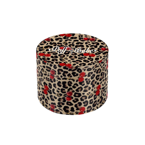Cherry leopard Grinder & Tray