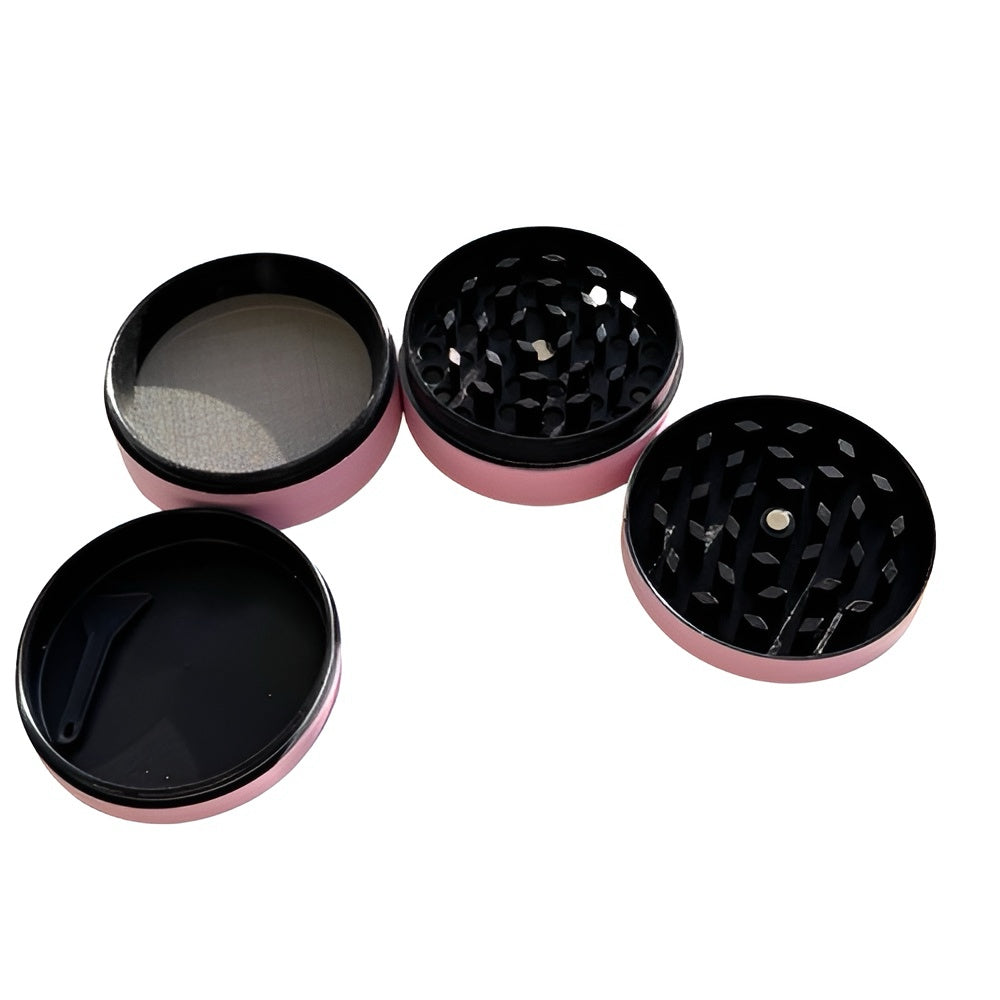 Puff Babe Pink Four-Layered Grinder