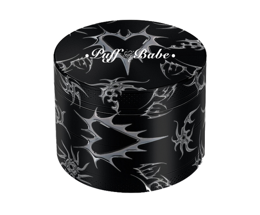 Black and silver grinder