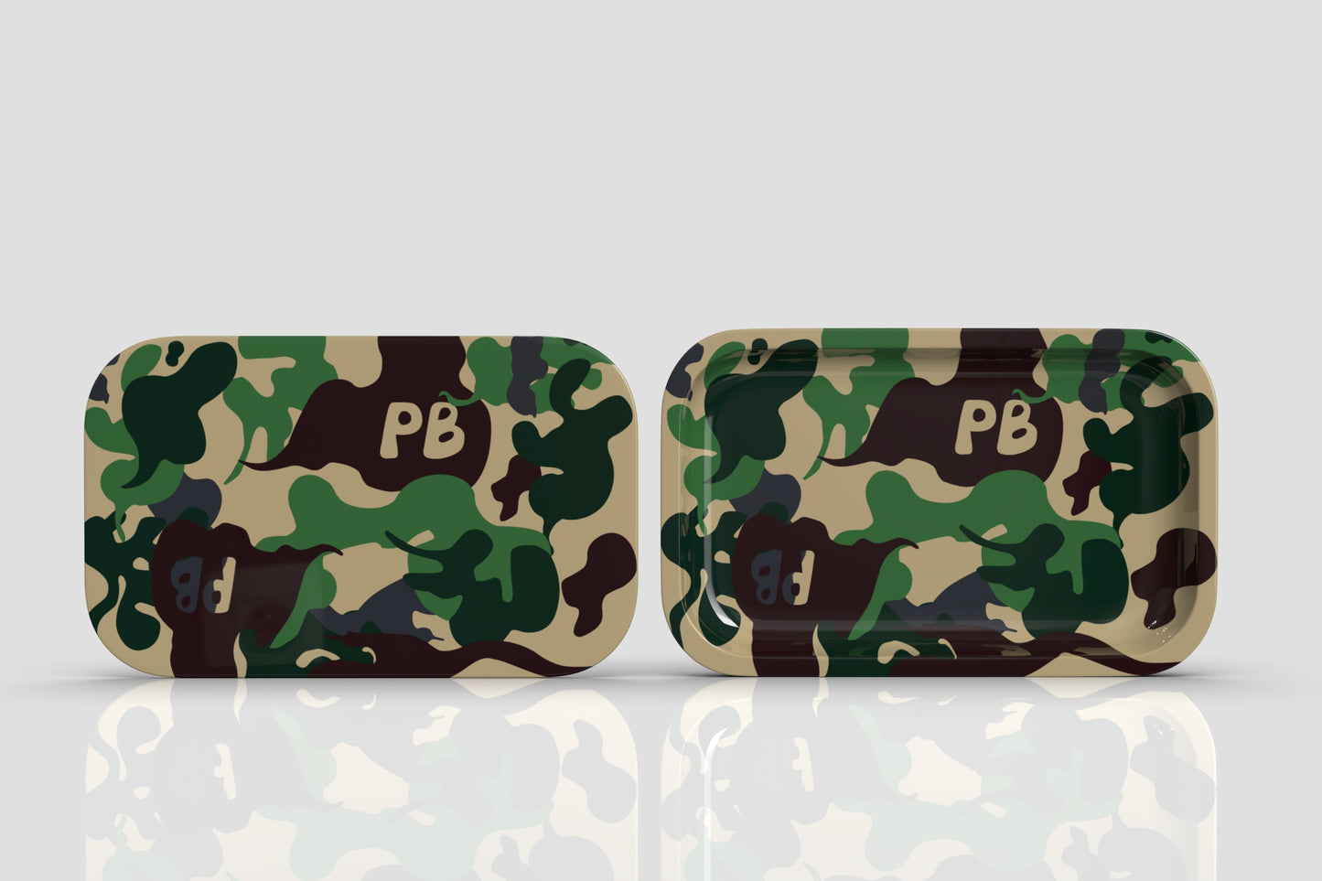 Camo magnetic lid tray